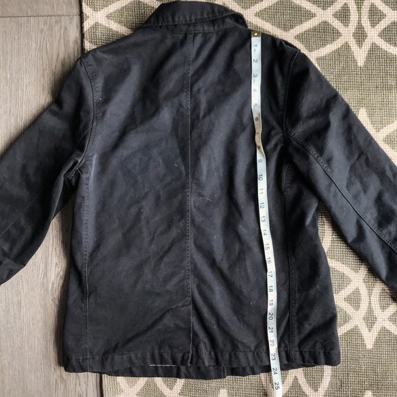 Old Navy Black Utility Jacket cotton size M - Picture 4 of 7